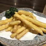 鳥やき串英 - さきいか天婦羅