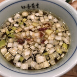 中華蕎麦 時雨 - 青唐辛子酸辛のつけ出汁