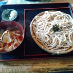 Fuji - 肉(もり)うどん並+肉増し1.5倍