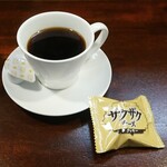 キッチン ブルー グローブ - コーヒーのアップ
