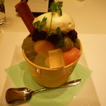 よーじやカフェ - 抹茶パフェ（700円）（2010/12）