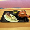 Wazamon Chaya - バスクチーズケーキセット(煎茶)