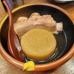 牡蠣とボクと、時々、おでん - おでん　大根　180円、スペアリブ　350円