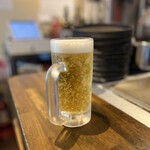 広島的鉄板酒場 鉄輝努 - 生ビール