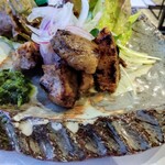 AQUA DINING CAFE 瓢黎 - ニラの翡翠ソース