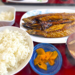 ヒモノ食堂 - 料理写真:焼きサバ　¥650 + 定食　￥350
合わせて¥1,000はお得です。