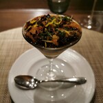 Les deux - ズワイガニと帆立、ウニのカクテル