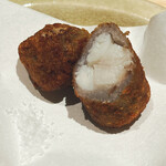 温石 - 太刀魚のレンコン包み揚げ