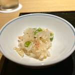 眞善美 - 桜海老とうぐいす豆の土鍋ご飯