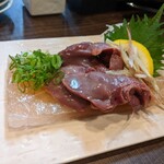 ハイボール酒場　鶏のから騒ぎ別邸 - 白レバー刺し