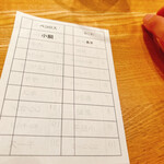 六覺燈 - コース外の追加メニュー