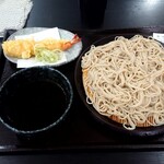 Kiwamian - えび天蕎麦(冷)690円