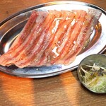 炙烤日本黑毛牛肉葱盐五花肉 (A5级)
