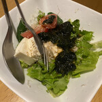 暦 - 生海苔と豆腐のサラダ