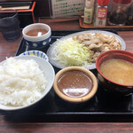 Uchuuken Shokudou - とんバラ定食W 1,150円（税込）