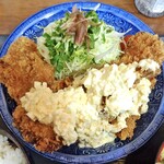 Tonkatsu Katsumi - 「タルタルチキンカツ定食」のメイン