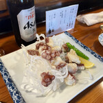 Ganso Tako Ryouri Yasunoya - タコの唐揚げ、新鮮なのでこれが美味い！