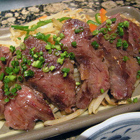鉄板焼 東洋 - ハラミステーキ1,700円