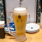 鮨・酒・肴 杉玉 - 2023.5 サントリー ザ・プレミアム・モルツ ジョッキ（615円）