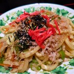 ほびーい喫茶店 - 焼きうどん 700円(税込)。