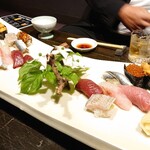 蛇の目寿司 - ８貫にぎり３人前