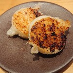 コメダ和喫茶 おかげ庵 - 焼きあがった五平餅。