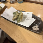 椿屋 - 鰯の梅しそ天ぷら