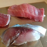 大和寿司 - シメサバ、中トロ