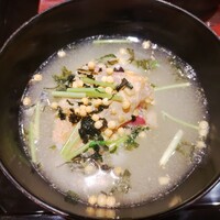 銀座 稲葉 - 鯛茶漬け