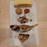 銀座 稲葉 - 出し巻き玉子、焼き物