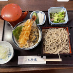 Sankakusunaba - ミニ海老天野菜天セット（1,250円）