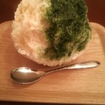 食堂　八 - 抹茶ミルククリーム(930円)