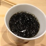 鮨処 つく田 - アオサのお吸い物