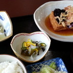 仁三郎 - 2013/8/12　揚だし豆腐のうま煮