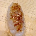 鮨処 つく田 - 絶品！ 低音蒸しホタテ