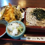 そば処 大金 - 料理写真:天麩羅ざる蕎麦１５００円