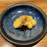 いまむら - 白子とさつま芋の天麩羅ゴボウソース