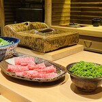 日本料理 柳燕 - ◎今夜のメインは花山椒のしゃぶしゃぶ