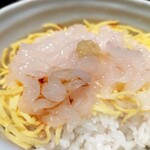 白えび亭 - 醤油をかけても甘みが引き立つ