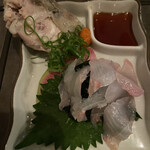 にと - カワハギの刺身