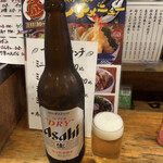 立ち寿司 まぐろ一徹 - 瓶ビール(大)/605円♪