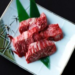 Specially selected wagyu beef sagari