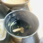 山薬 - キノコ汁？