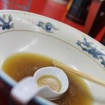 華龍 - スープちょい残し
