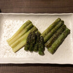 肉山 - 3．焼きアスパラガス