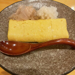 Shinshuu Soba Shingen - だし巻き卵。砂糖不使用だそうです(^^)