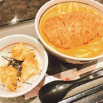 Wakashachiya - カレーうどんと選べるミニ丼セット(ミニ鶏天丼)