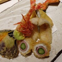 吉祥寺 鮨 天ぷら いわい - 天ぷら５種