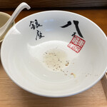 銀座 八五 - スープまで飲んで完食です。