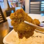 源まる商店 - 源まる商店＠潮来店　あいもり唐揚げ弁当　唐揚げ（しょうゆダレ）
